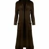 Lily | Brown Hooded Long-Sleeve Duster - Women