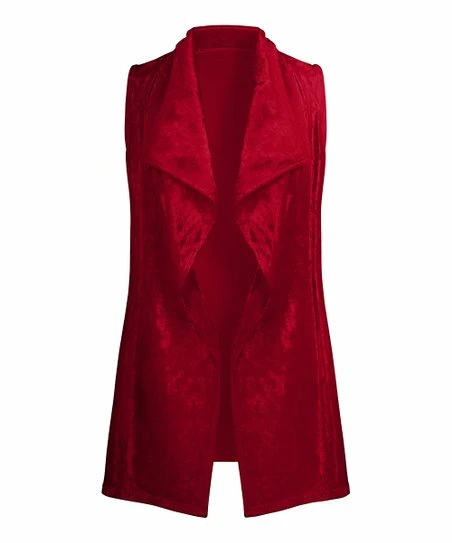Lily | Red Velvet Vest - Plus 1 Lily | Red Velvet Vest - Plus
