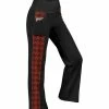 Lily | Black & Red Houndstooth Pocket Yoga Pants - Women