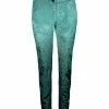 Lily | Turquoise & Black Ombré Velvet Jeggings - Women