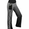 Lily | Black & Gray Ombré Mandala Yoga Pants - Plus