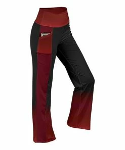 Lily | Red & Black Ombré Pocket Yoga Pants - Women