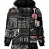 Lily | Black & Rose 'Classical Music' Hoodie - Women