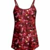 Lily | Red & Pink Heart Confetti Velvet Tank - Plus