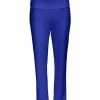 Lily | Blue Straight-Leg Pants - Plus
