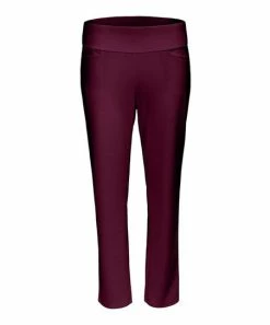 Lily | Wine Yoga Pants - Plus