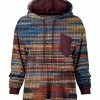 Lily | Rust & Blue Stripe Hoodie - Women
