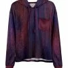 Lily | Purple & Mauve Abstract Pocket Hoodie - Plus