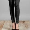 Lily | Black & Gray Zebra Leggings - Women