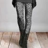 Lily | Black & Gray Abstract Leggings - Plus