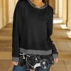 Lily | Black & Gray Floral-Hem Sweater Tunic - Plus