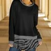 Lily | Black & Gray Zebra-Hem Sweater Tunic - Women & Plus