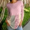 Lily | Pink & Yellow Floral Polka Dot Long-Sleeve Tunic - Women