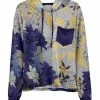 Lily | Navy & Yellow Floral Pocket Hoodie - Women