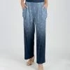 Lily | Blue & Navy Leopard Ombré Pocket Lounge Pants - Plus