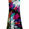 Lily | Black & Fuchsia Floral Pleated Sleeveless Tunic - Plus