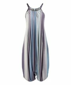 Lily | Gathered-Neck Harem Jumpsuit - Plus