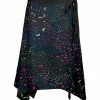 Lily | Navy & Pink Floral Wrap Skirt - Women