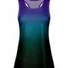 Lily | Purple & Navy Ombré Racerback Tank - Women