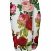 Lily | Red & Green Rose Wrap Skirt