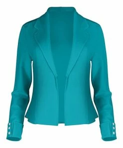 Lily | Turquoise Blazer - Women