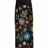 Lily | Black & Blue Floral Maxi Skirt - Women & Plus