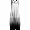 Lily | Black & Gray Ombré Racerback Harem Jumpsuit - Plus