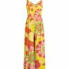 Lily | Yellow & Orange Floral Sleeveless Jumpsuit - Women