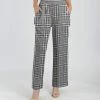 Lily | Gray & White Plaid Pocket High-Waist Pants - Women & Plus