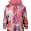 Lily | Pink & Mauve Floral Chest-Pocket Hoodie - Women & Plus