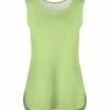 Lily | Light Green Side-Slit Tank - Plus