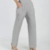 Lily | Light Gray Solid Pocket Pants - Women & Plus