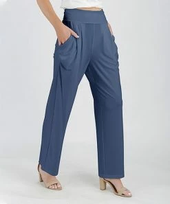 Lily | Blue Pocket Lounge Pants - Women