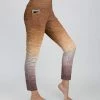 Lily | Mauve & Brown Ombré Pocket Leggings - Plus