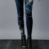 Lily | Navy & Aqua Spider & Web Leggings - Women & Plus