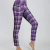 Lily | Pink & Blue Plaid Pocket Leggings - Women & Plus