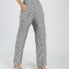 Lily | White & Black Stripe Pocket Pants - Women & Plus