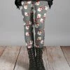 Lily | Gray & Red 'Ho Ho Ho' Santa Leggings - Women & Plus