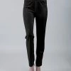 Lily | Black Pocket Straight-Leg Pants - Women