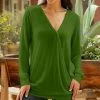 Lily | Green Surplice Tunic - Women