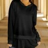 Lily | Black Long-Sleeve Layered Tunic - Women & Plus