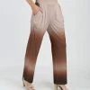 Lily | Brown & Beige Ombré Pocket Wide-Leg Pants - Women