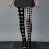 Lily | Black & White Buffalo Check Gingham Leggings - Women