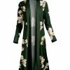 Lily | Green & Beige Floral Duster - Women & Plus
