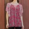 Lily | Pink Abstract Tie-Neck Tunic - Women & Plus