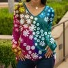 Lily | Teal & Pink Floral V-Neck Tunic - Women & Plus