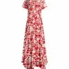 Lily | Red & White Heart Handkerchief Maxi Dress - Women & Plus