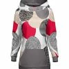 Lily | Gray & White Circles Hoodie - Women & Plus