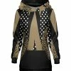 Lily | Black & Beige Polka Dot & Leopard Hoodie - Women & Plus