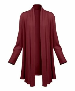 Lily | Red Open Cardigan - Women & Plus
